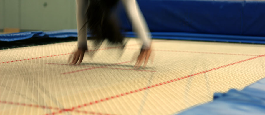 auch wieder mit Trampolin ......